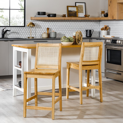 Beckwith 24'' Solid Wood Counter Stool
