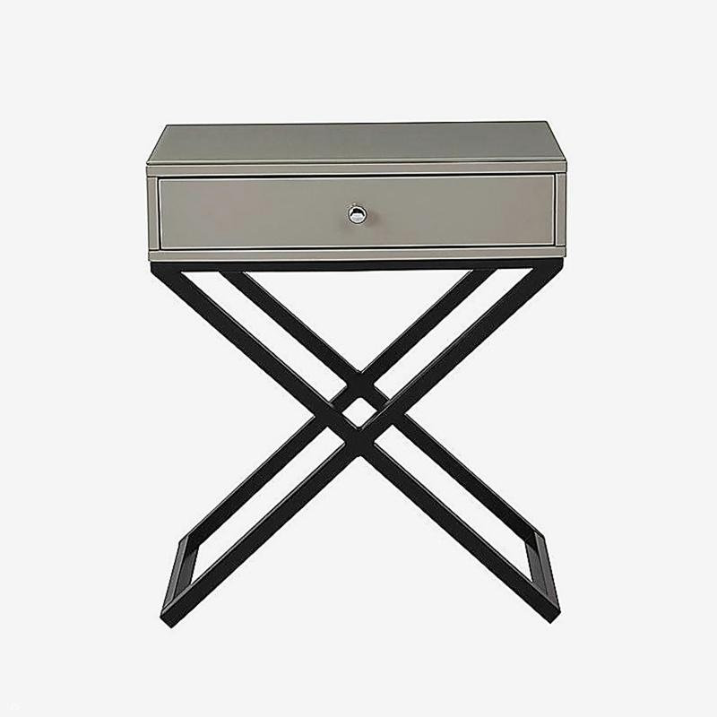 Table de chevet Koraldo, Taupe