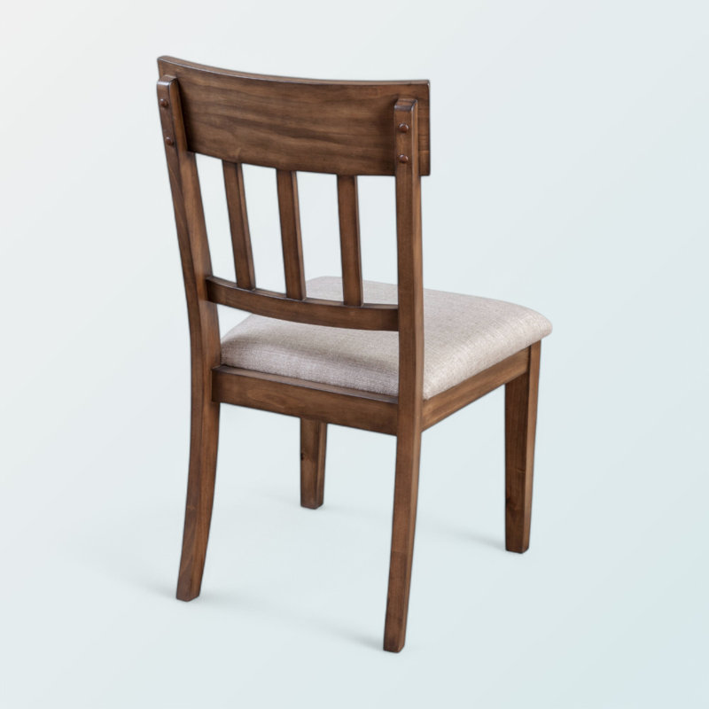Ensemble de chaises d'appoint 2 pièces Dysart, Brun