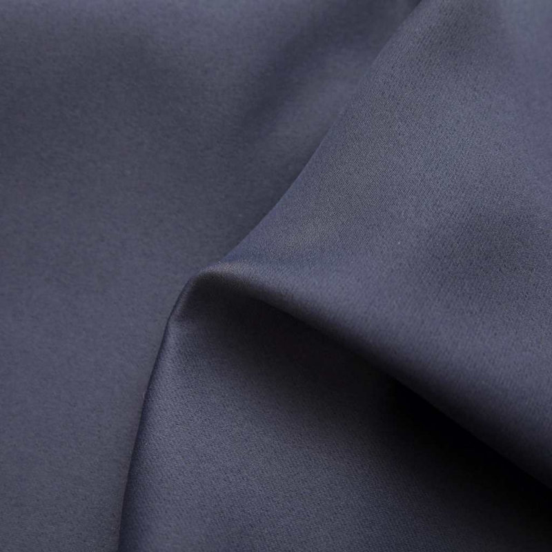 Paire de rideaux occultants avec anneaux en polyester anthracite 37 x 95