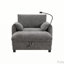 Fauteuil en chenille avec repose-pieds-991198265