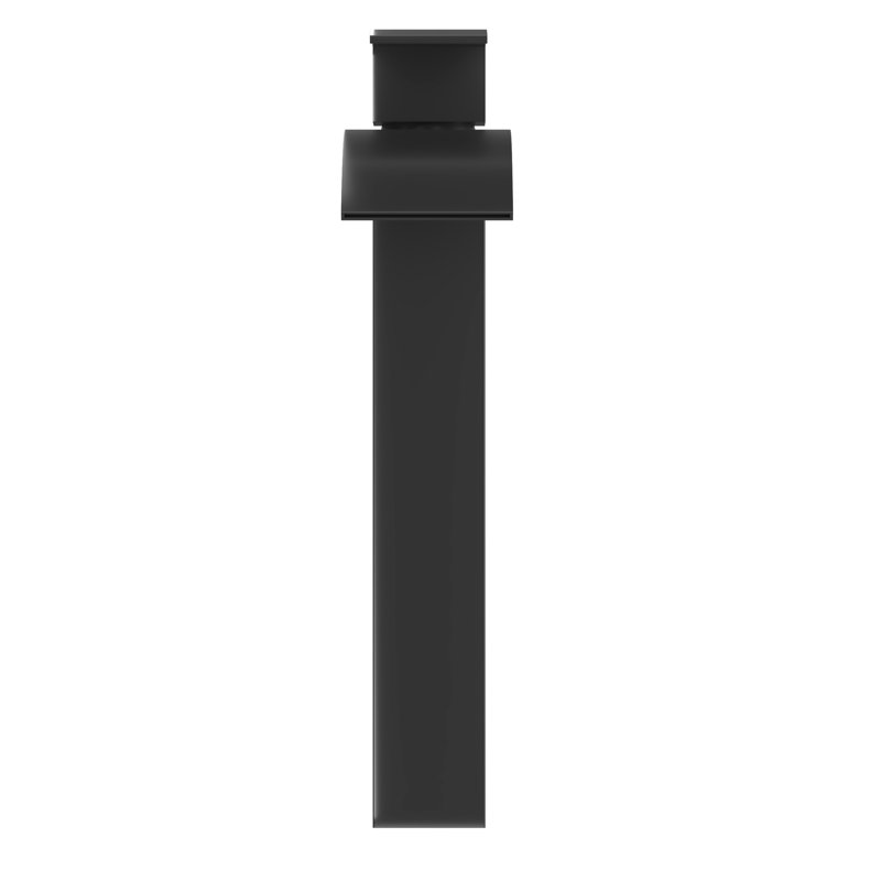 Matt Black Bathroom Sink Faucet 6" - Stainless Steel 304 Construction Sleek And Modern Style Single Handle For Easy Water Management Ideal Residential Bathrooms Design Convenient Control