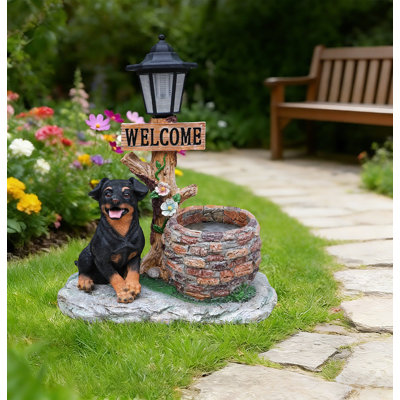 Statue d'extérieur Puppy Dog