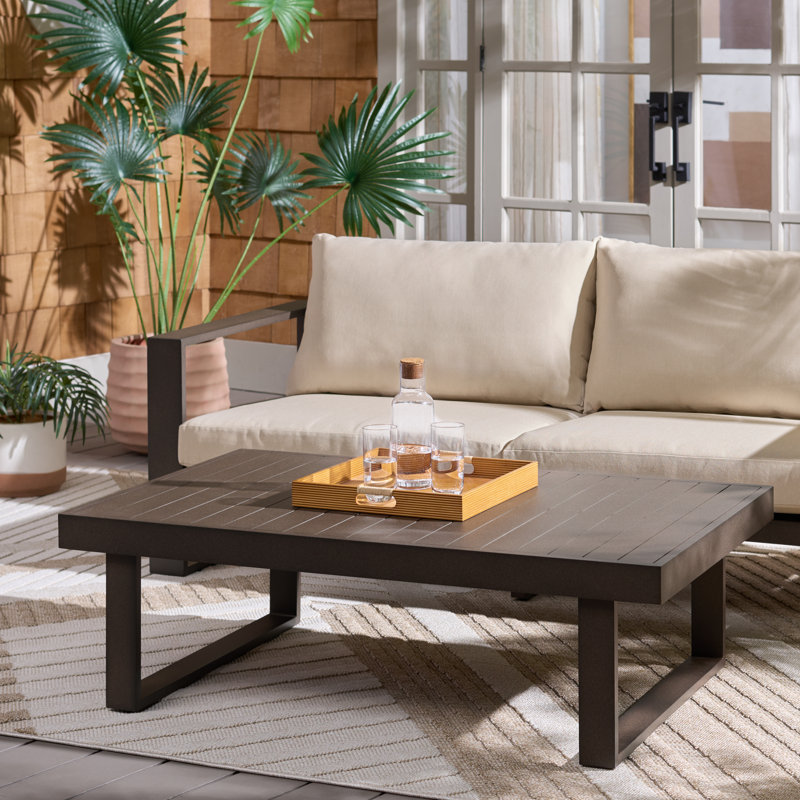 Table basse Dwyer, Brun