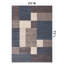 Tapis bleu touffeté à motif géométrique Allyne-1288546280