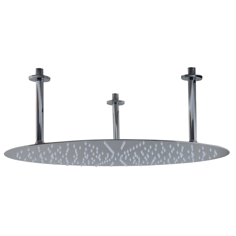 Tête de douche rain, Acier inoxydable poli