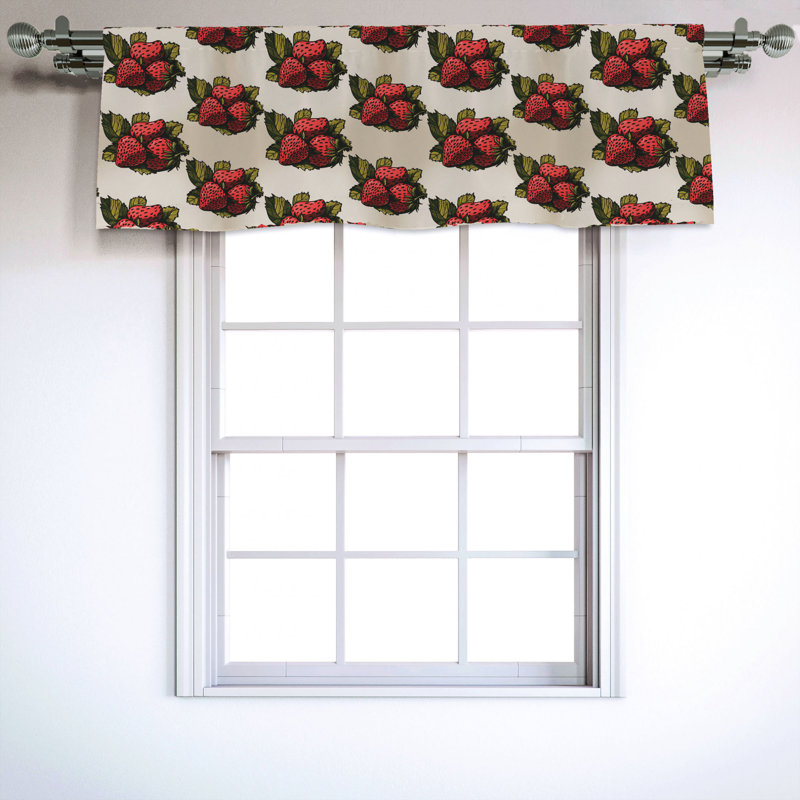 Sateen Ruffled Window Valance