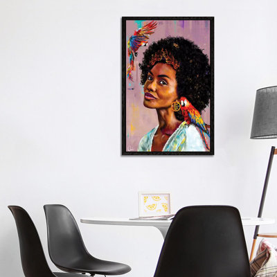 Lisa 1 Piece Wall Art on Canvas