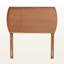 Tête de lit simple en bois au fini chêne rustique Raya, H 49,82 po x l 42,43 po x P 0,58 po-1107445360