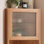 Armoire de coin en bois massif Burlywood