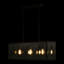 Burns 3 - Light Black Kitchen Island Pendant