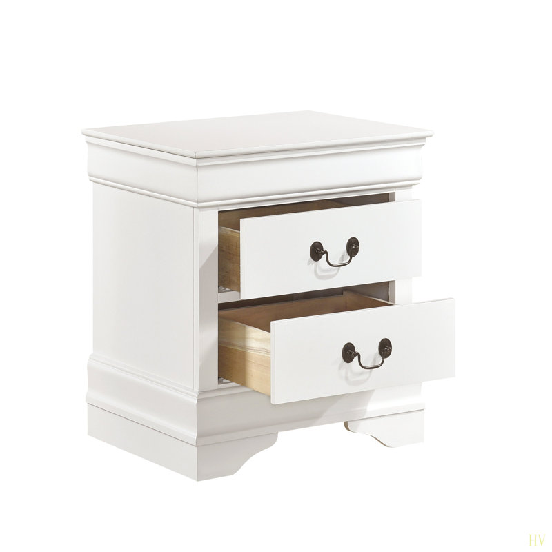 Table de chevet à conception traditionnelle 1pc