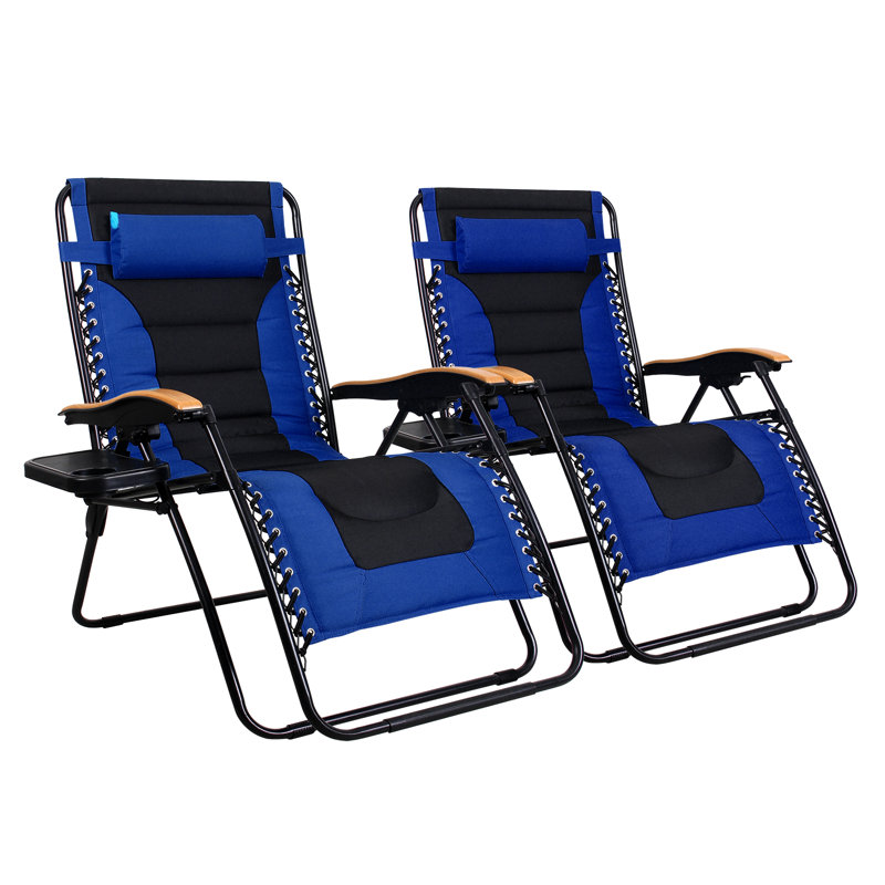 Talecia Folding Zero Gravity Chair, Blue
