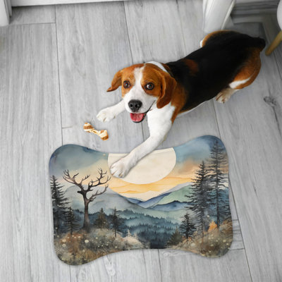Tapis de montagne en forme d'os 1 pièce