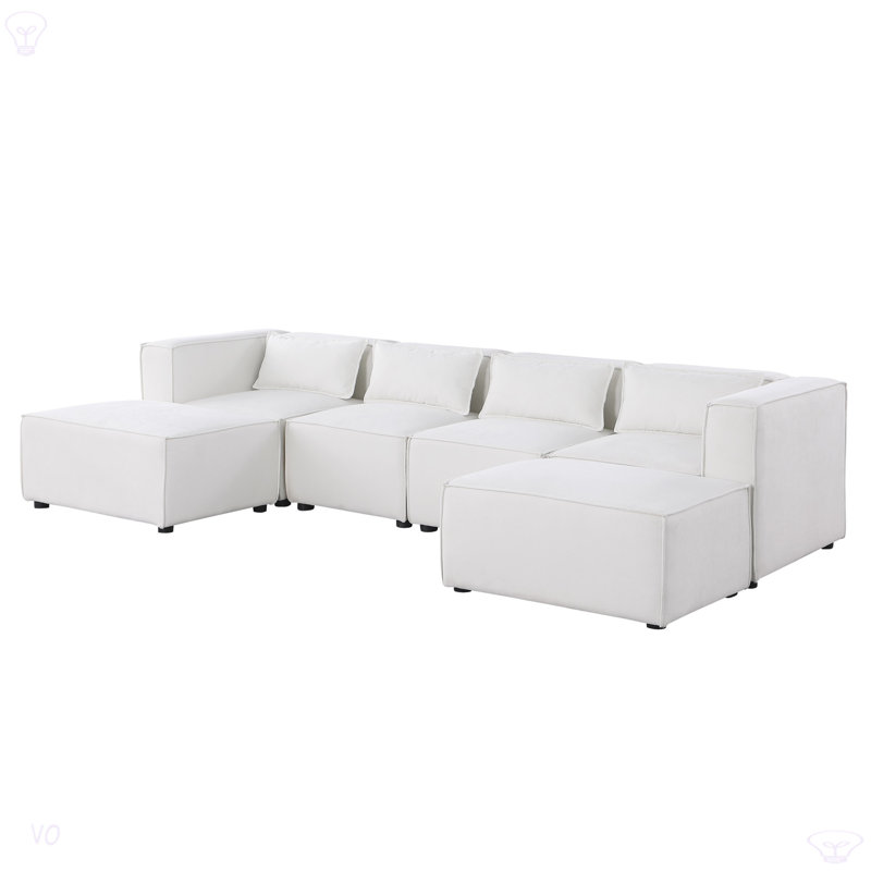 Modular Sofa  Chenille Fabric,  Simple And Grand, The Seat And Back Is Very Soft. This Is Also A KNOCK DOWN Sofa