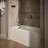 Underscore 60" x 30" Rectangular Alcove Soaking Bathtub with Slotted Overflow and Integral Apron-27814140-27814134