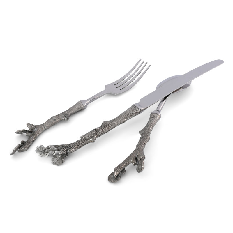 Majestic Forest 5 - Piece Stainless Steel Flatware Set - Service for 1