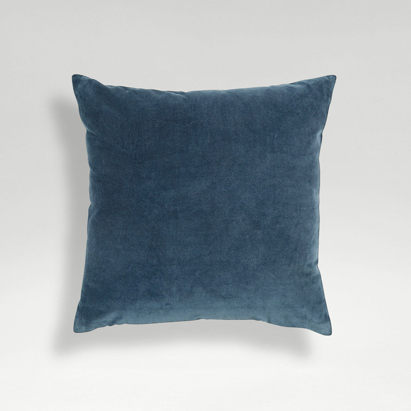 Jaipur Square Pillow Cover & Insert, Ink, Square 18"