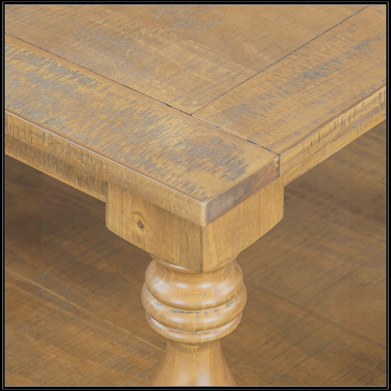 Table basse rétro, Brun