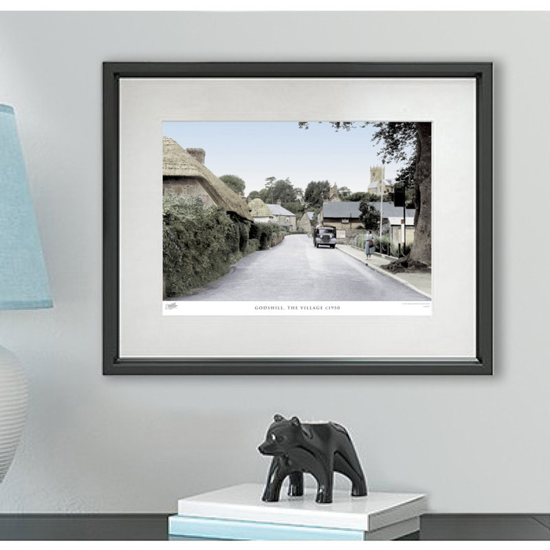 Godshill, The Village C1950 - Single Picture Frame Print, 60cm H x 80cm W x 2.3cm D