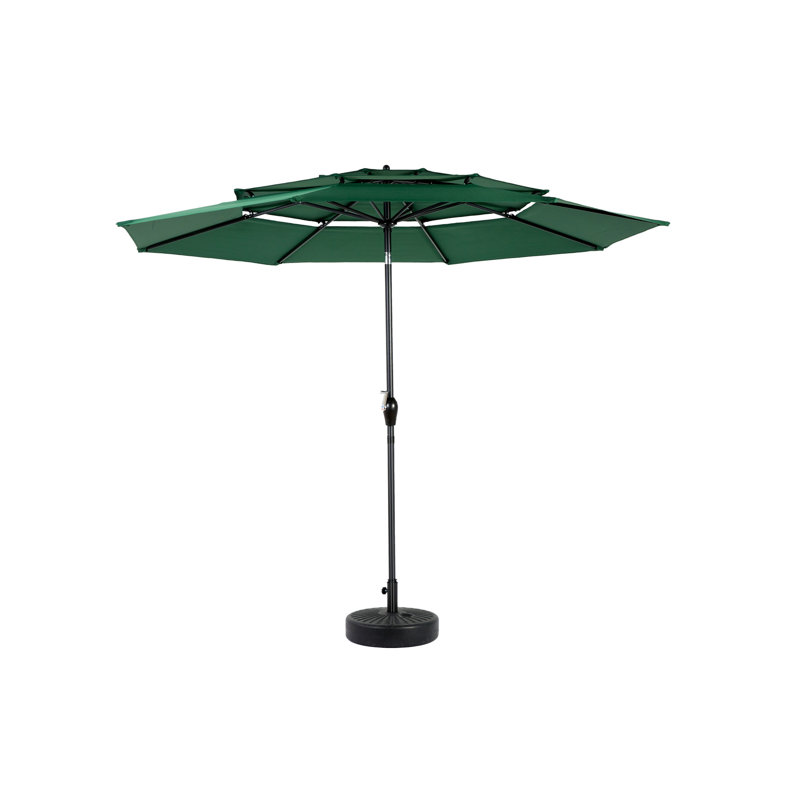 Parasol inclinable à 3 niveaux 9 pi (base non incluse)