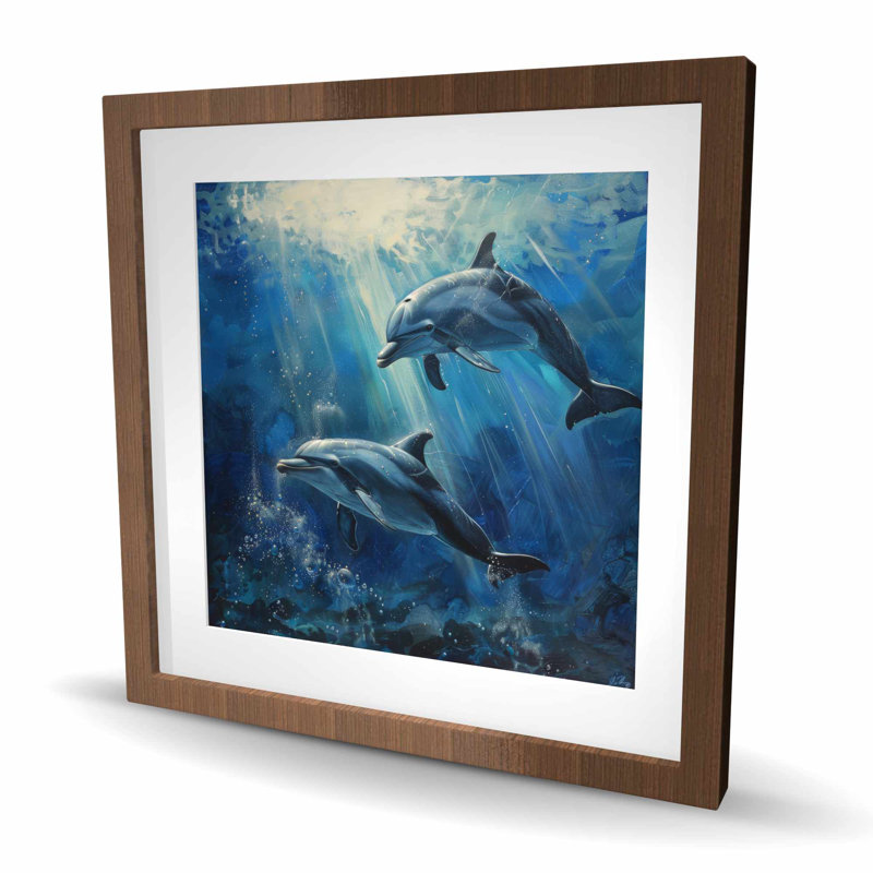 Dauphins gris avec imprimé mat passe-partout | Décoration intérieure élégante