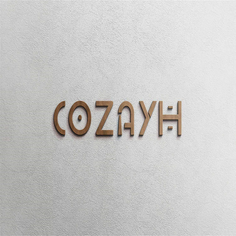 COZAYH Round Rustic Wooden Accent Tray Top Nightstand Side Table, White Legs