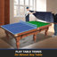 Plateau de conversion de tennis de table pliable et portable de 8 pi de taille moyenne pour jeux d'intérieur, installation et rangement faciles-121089833-121089831