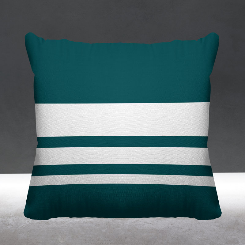 Coussin décoratif intérieur / extérieur Arundel, Vert, L 15 po x H 15 po