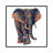 Ornate Elephant III In Color II by Bioworkz - Print on Canvas-1818093628-1818093629