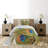 Peacock Eclectic Polyester Coverlet-1176040516