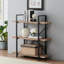 178 cm H x 120 cm W Etagere Bookcase-1257107287
