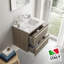 Base de meuble-lavabo mural simple 24 po et lavabo-62300238