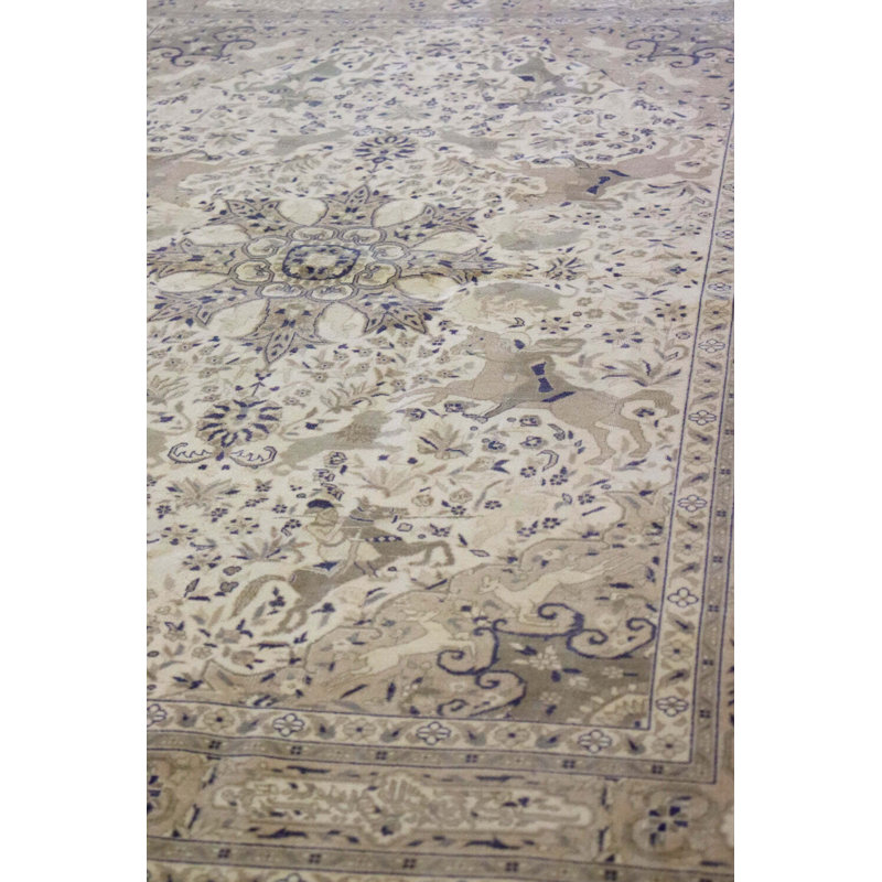 Hunting Tabriz One-of-a-Kind 4'6" X 7'5" Area Rug