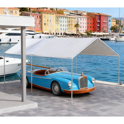 Easy To Install Carport Roof,UV Resistant Canopy Replacement Cover With Ball Bungee Cords