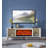 Light Luxury Solid Wood Storage Fireplace Cabinet with Artificial Flame for Home