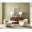 Alba Boucle Swivel Armchair