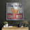 «Okay, But First Craft Beer» par Mollie B., art mural en métal, 36 po x 36 po