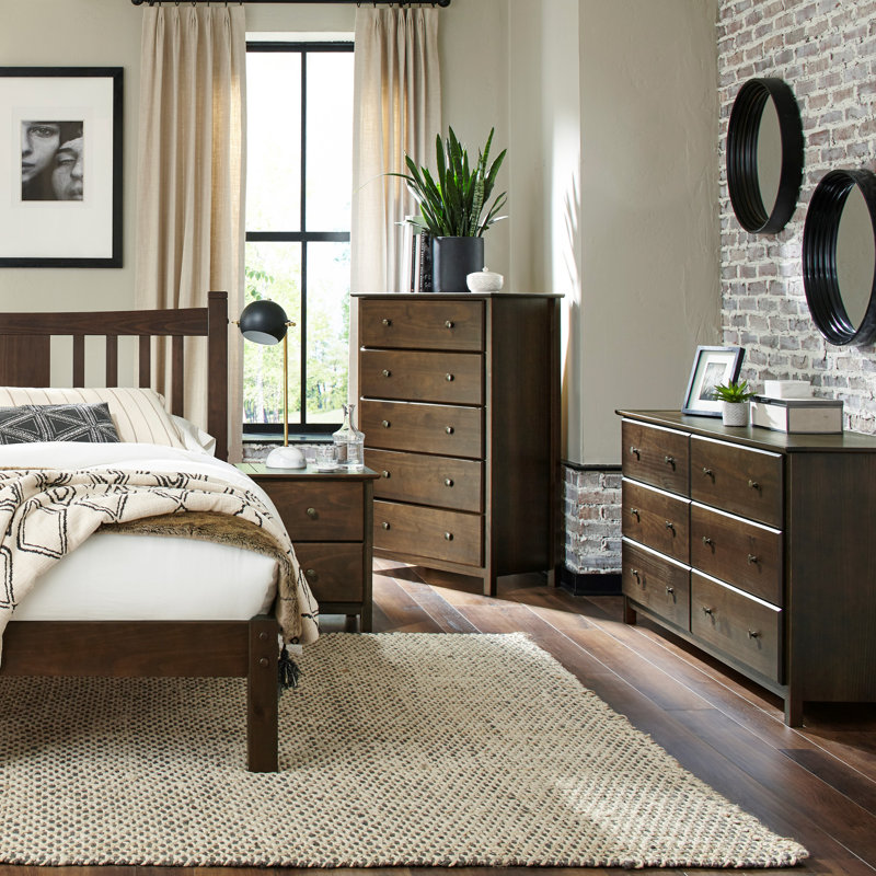 Shaker Solid Wood Piece Bedroom Set