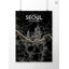 Seoul City Map - No Frame Print-740455208
