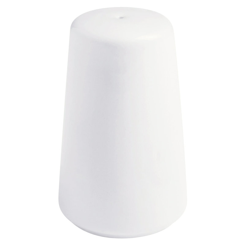 GET Poivrière en porcelaine haute résistance, 2,5 onces, blanc (ensemble de 12)