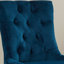 Chaise d'appoint rembourrée en coton clair Cueto