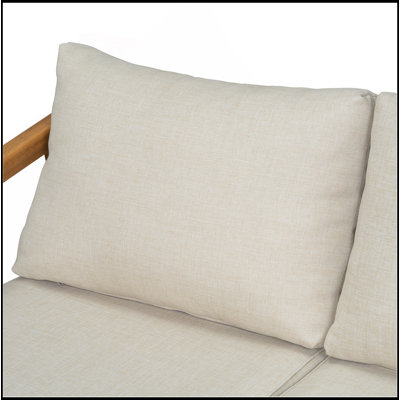 Westin Outdoor Acacia Wood Loveseat