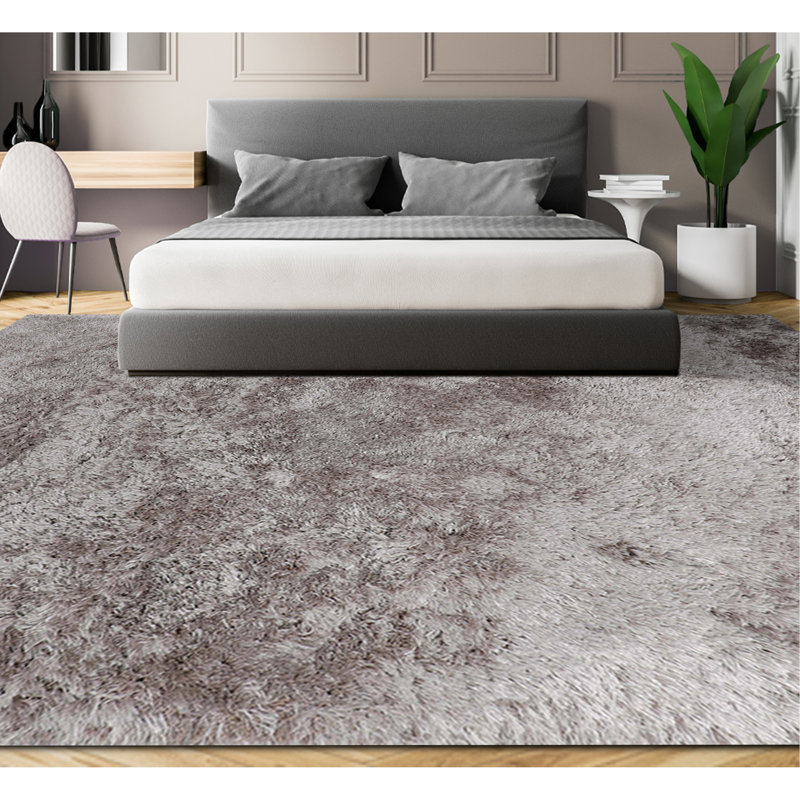 Pavilion Area Rug in Beige, Rectangle 10' x 14', Gray
