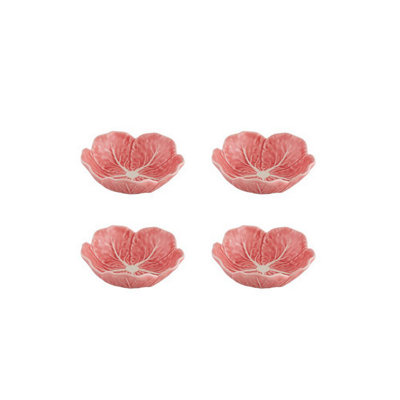 Cabbage Pink Earthenware Dessert Bowl