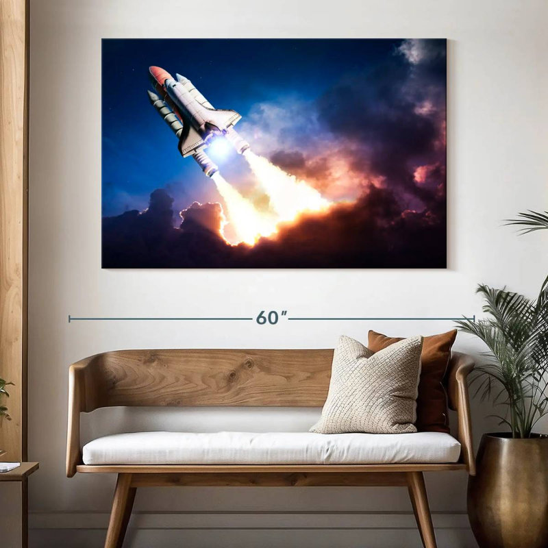 Oberle Mission To Space, 34" H x 51" W