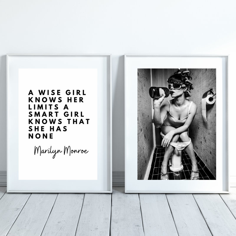 2 Piece No Frame Art Prints Set, 42cm H x 29.7cm W x 0.01cm D