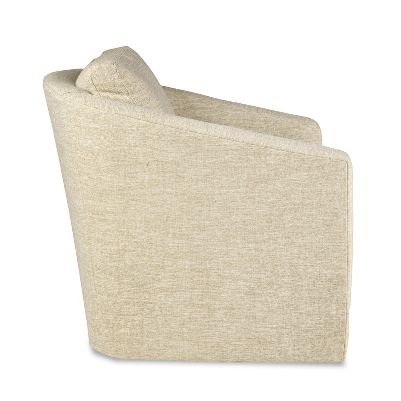 Mileva Swivel Barrel Chair, Ida Beige