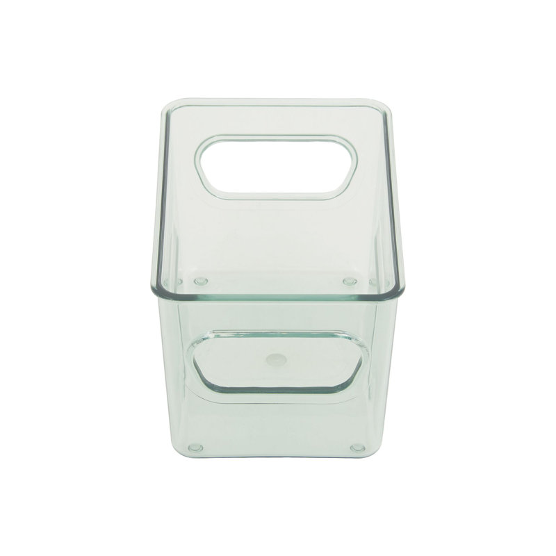 Copco Plastic Storage Bin, 3.54" H x 3.86" W x 4.75" D, Green