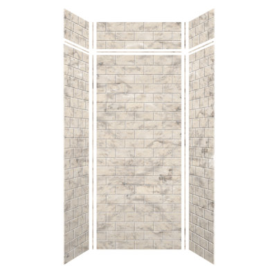 Ensemble de mur de douche 6 pièces Saramar